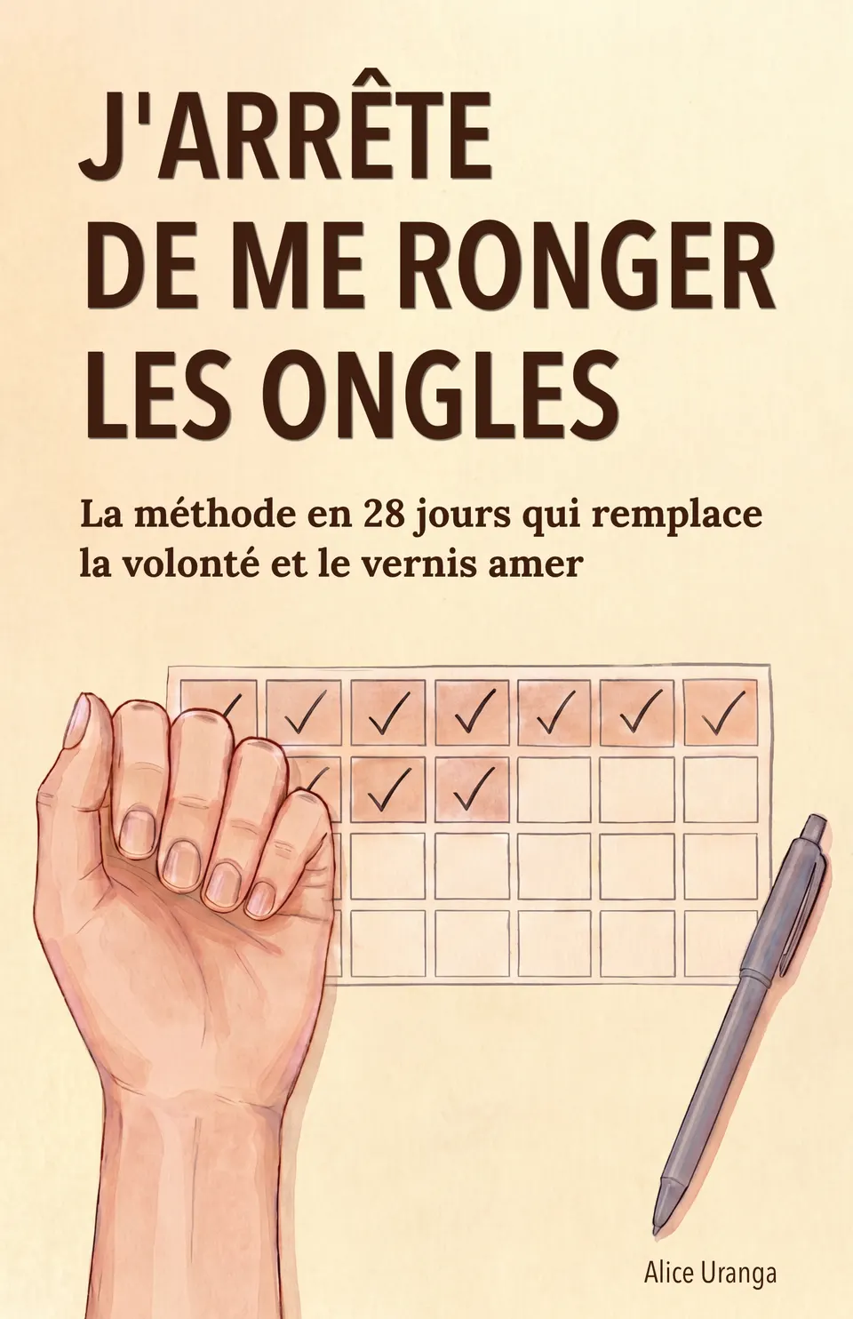 Couverture de J’arrête de me ronger les ongles